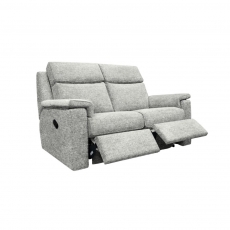 Ellis Small Sofa with Double Manual Recliners