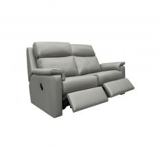 Ellis Small Sofa with Double Manual Recliners