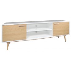 Portofino Large TV Cabinet - 2 Doors - Shelf