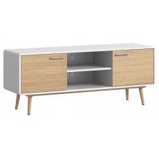 Portofino Standard TV Cabinet - 2 Doors - Shelf