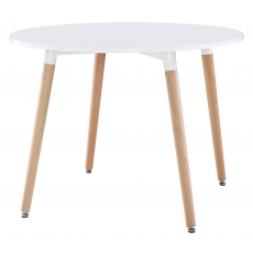 Utah Round Fixed Top Dining Table - 100cm