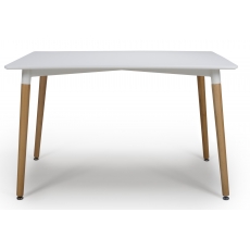 Utah Rectangular Fixed Top Dining Table - 120cm