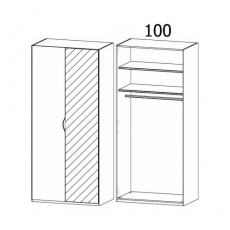 Lias 55DA Hinged 2 Door Robe