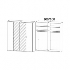 Lias 5821 Hinged 4 Door Robe