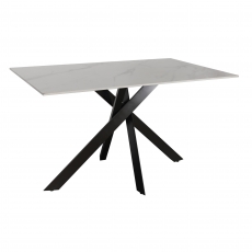 Aston Compact Fixed Top Dining Table - 135cm