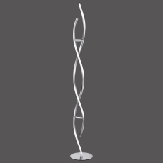 Polina Floor Lamp-Dimmable-Steel Finish
