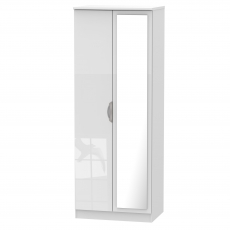 Canbury Tall 2 Door Robe with 1 Mirror