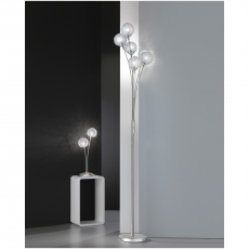 Womble Floor Lamp-LED-Steel Finish