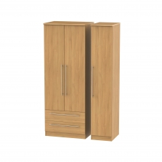 Sheldon Tall Triple 2 Drawer Robe