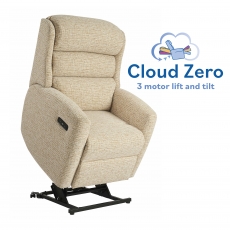 Somersby Petite Cloud Zero Riser Recliner Triple Motor Power Chair - Handset