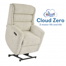 Somersby Standard Cloud Zero Riser Recliner Triple Motor Power Chair - Handset