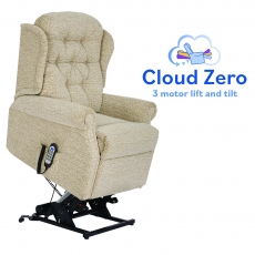 Woburn Compact Cloud Zero Riser Recliner Triple Motor Power Chair - Handset