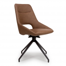 Ava Pair of Swivel Dining Chairs