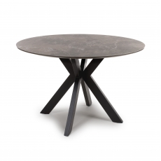 Genesis Round Fixed Top Dining table - 120cm
