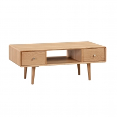 Jorvik Dining Coffee Table - 2 Drawers