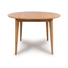 Jorvik Dining Round Fixed Top Dining Table - 110cm