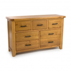 Hampton 3 Over 4 Drawer Wide Dressing Chest