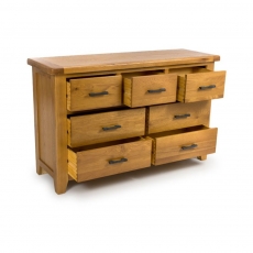 Hampton 3 Over 4 Drawer Wide Dressing Chest