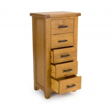 Hampton 5 Drawer Slim Chest