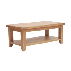 Hampton Dining Large Coffee Table - Shelf