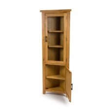 Hampton Glazed Corner Display Unit Hampton Glazed Corner Display Unit