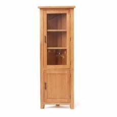 Hampton Dining Glazed Corner Display Unit