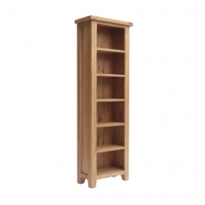 Hampton Dining Tall Slim Bookcase -  5 Shelves