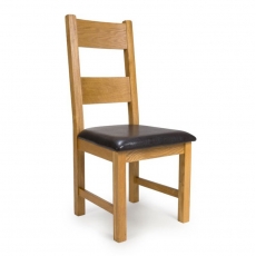 Hampton Pair of Ladder Back Dining Chairs