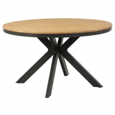 Fusion Round Fixed Top Dining Table - 130cm