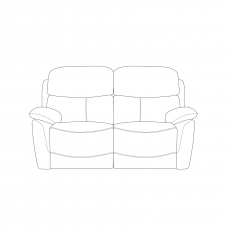 Laton 2 Seater Double Manual Recliner Sofa