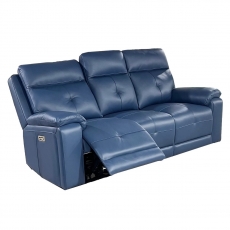 Harley 3 Seater Double Manual Recliner Sofa