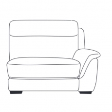 Montreal 1.5 Seater Power Recliner Section with USB