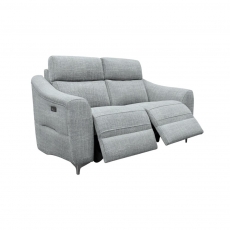 Monza 2 Seater Sofa - Double Power Recliner Actions with USB Charging