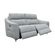 Monza 3 Seater Sofa  - Double Power Recliner Actions with USB Charging