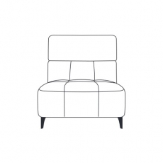Calgary 1.25 Seater Static Armless Centre Section