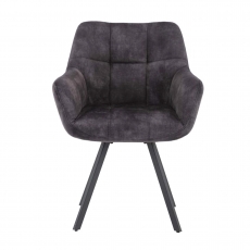 Jude Pair Swivel Carver Dining Chairs