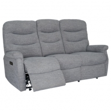 Hollingwell 3 Seater Dual Motor Power Recliner Sofa - Keypad with USB