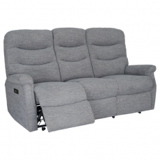 Hollingwell 3 Seater Single Motor Power Recliner Sofa - Keypad with USB