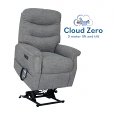 Hollingwell Grande Cloud Zero Riser Recliner Power Chair with Powered Headrest & Lumbar