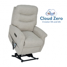 Hollingwell Petite Cloud Zero Riser Recliner Power Chair with Powered Headrest