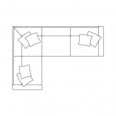 Amelia 2 Piece Corner Group - 2 Arm