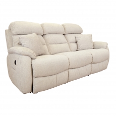 Broadway 3 Seater Double Power Recliner Sofa with Power Button