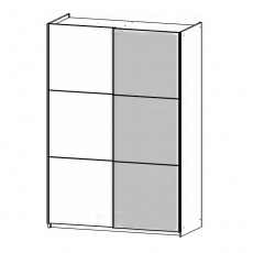 Slide 3541 Sliding 2 Door Robe