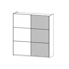 Slide 3542 Sliding 2 Door Robe