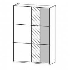 Slide 2501 Sliding 2 Door Robe