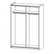 Slide 2501 Sliding 2 Door Robe