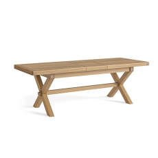 Nanterre Large Cross Leg Extending Dining Table (200-245cm)