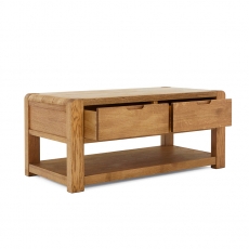 Baden Coffee Table with 2 Drawers