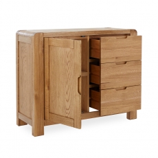 Baden Small Sideboard - 1 Door & 3 Drawers