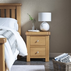 Nanterre Bedside Chest with 2 Drawers